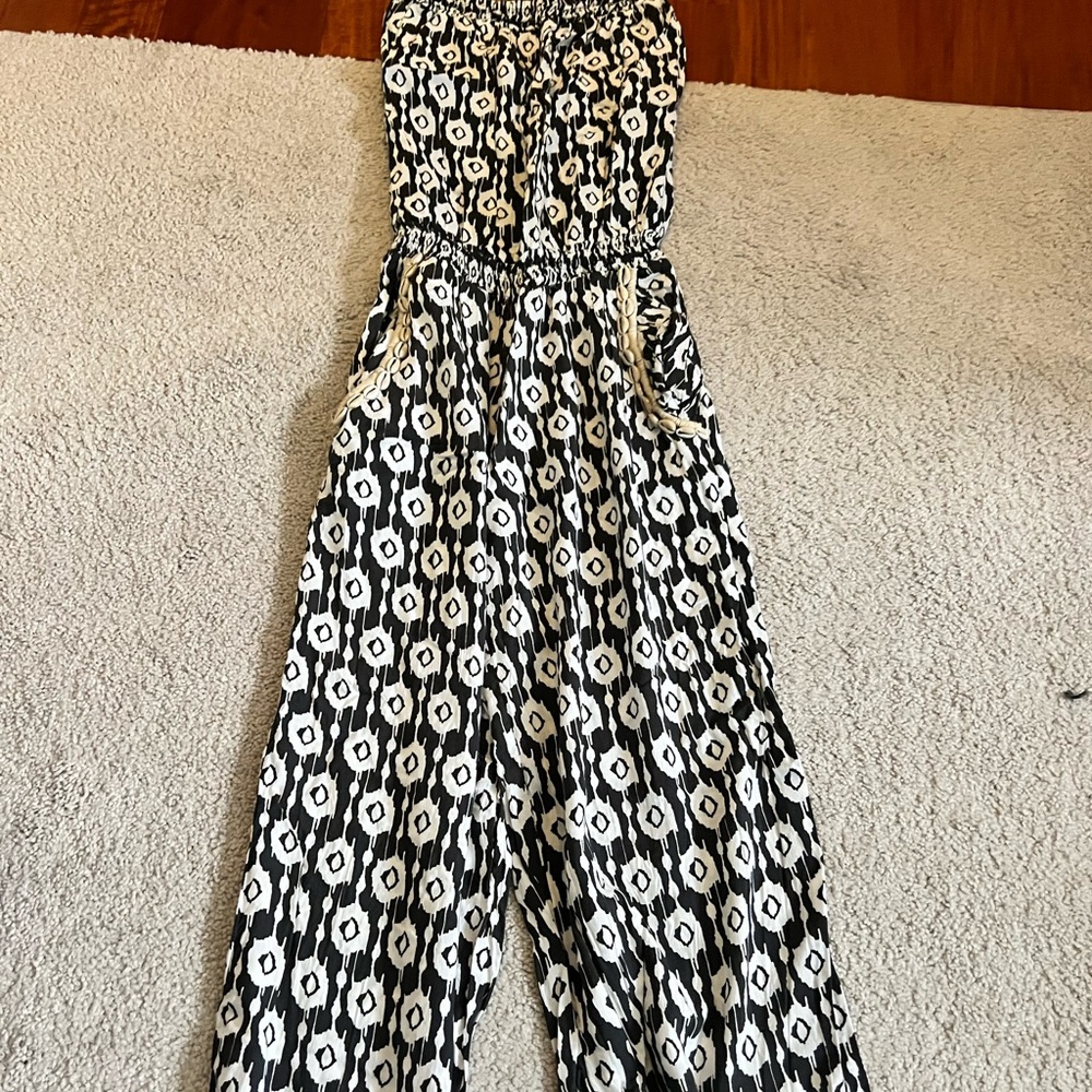 Skemo silky jumpsuit with seashells